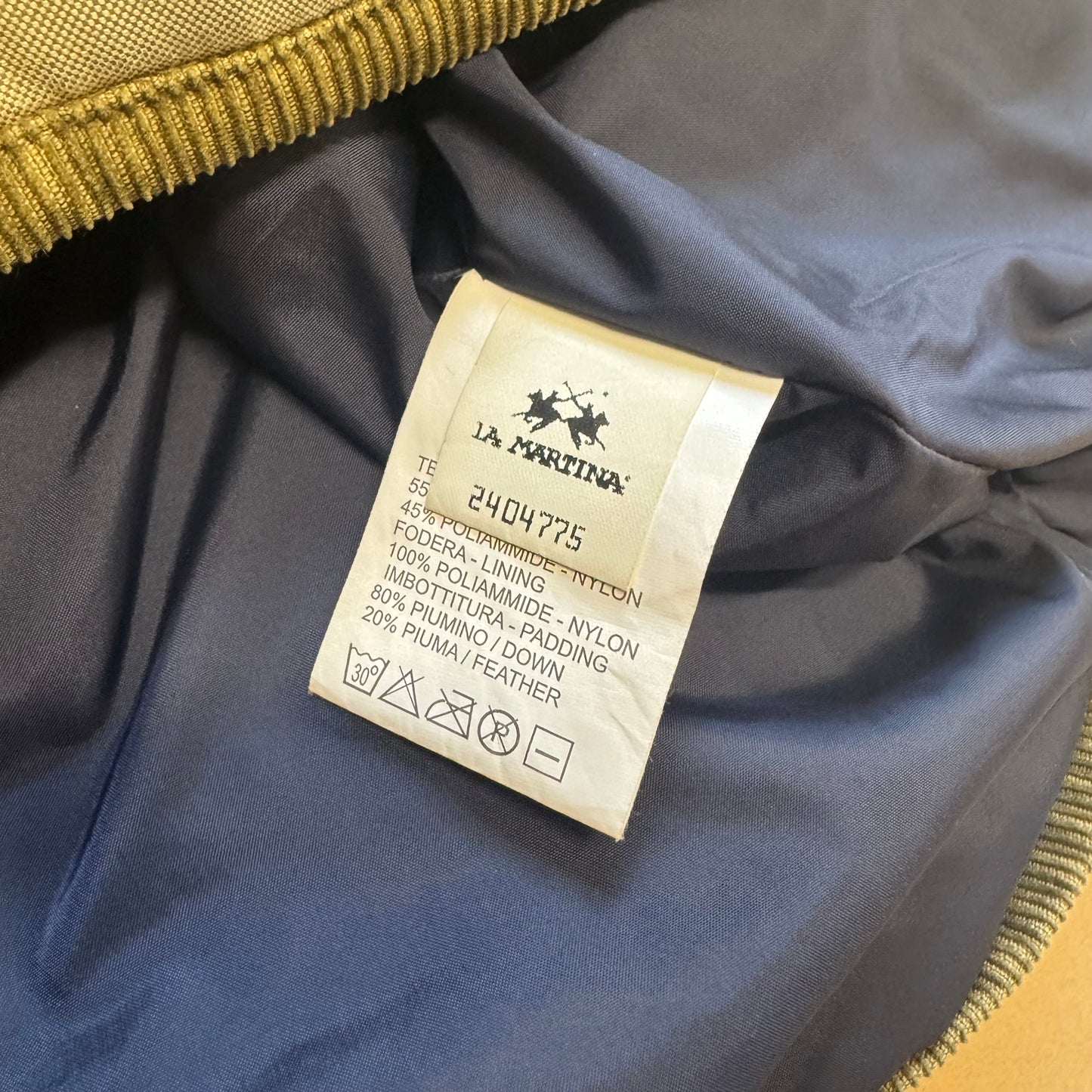 La Martina vintage beige down vest