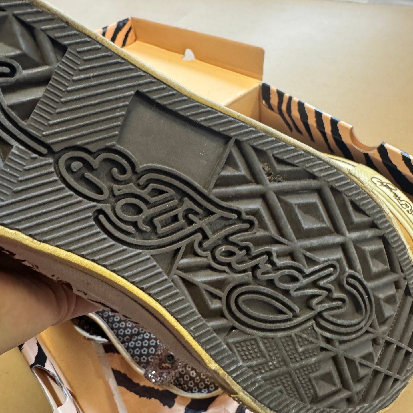 Ed Hardy glitter vintage shoes