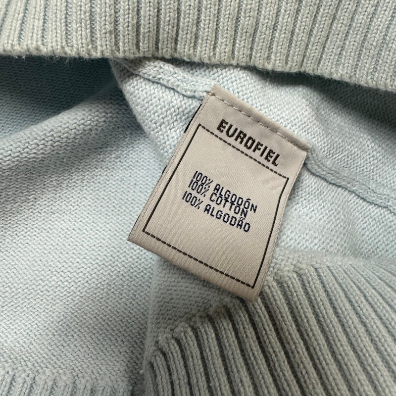 Detailansicht: Sourced limited accessories and clothes Yves Saint Laurent knitted v-neck sweatshirt – Logo, Nähte oder Material