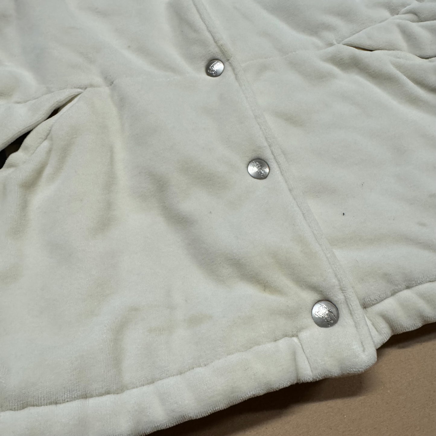 Burberry’s cream vintage coat
