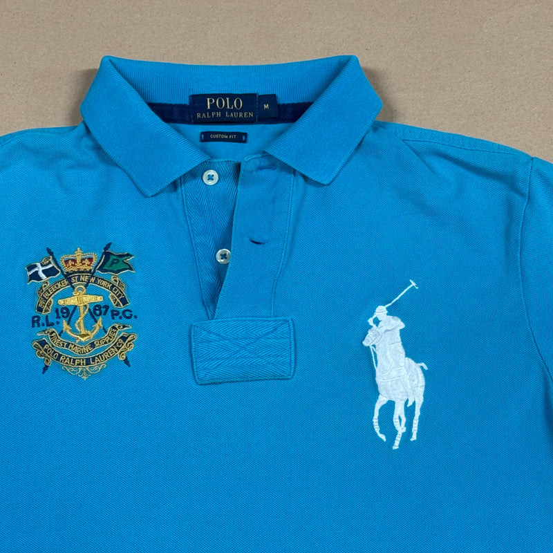Detailansicht: Sourced limited accessories and clothes Ralph Lauren New York polo shirt – Logo, Nähte oder Material