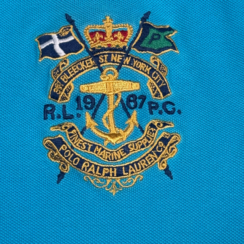 Detailansicht: Sourced limited accessories and clothes Ralph Lauren New York polo shirt – Logo, Nähte oder Material