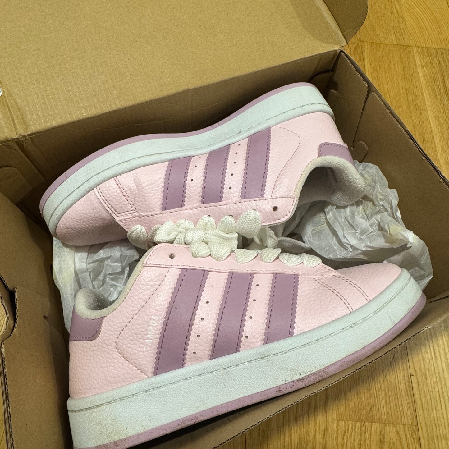 Adidas Campus pink sneakers