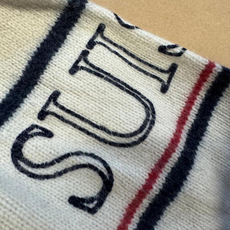 Detailansicht: Sourced limited accessories and clothes La Martina Verbier Switzerland knitted wool sweatshirt – Logo, Nähte oder Material