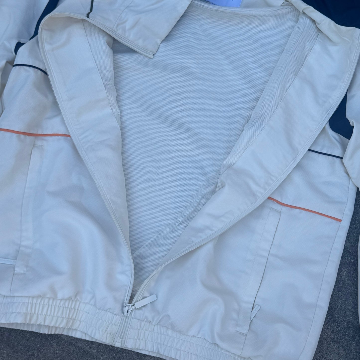 Sergio Tacchini vintage white track jacket