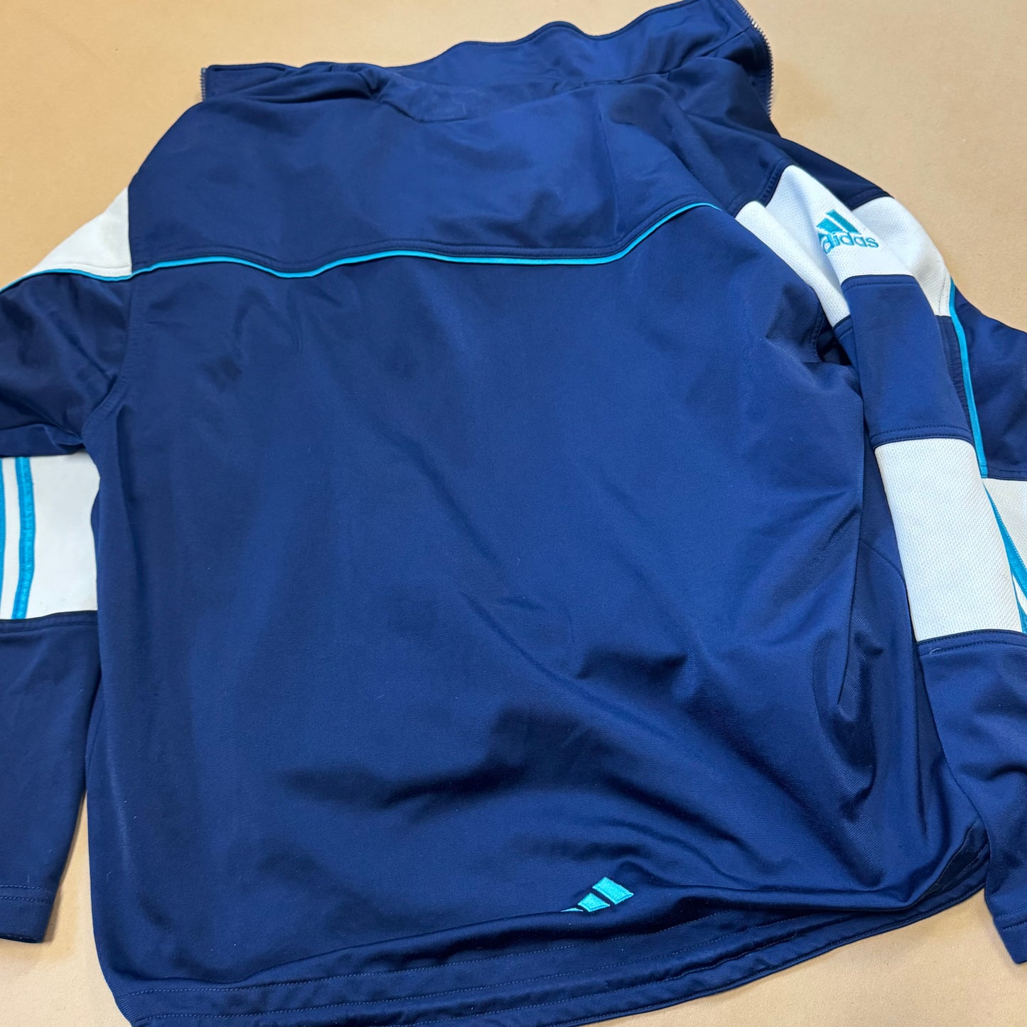 Vintage 90s Adidas blue track jacket