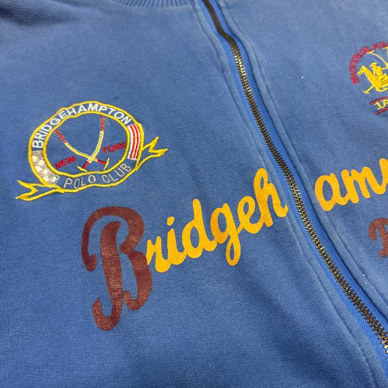 Detailansicht: Sourced limited accessories and clothes La Martina Bridge Hampton vintage zip-up jacket – Logo, Nähte oder Material