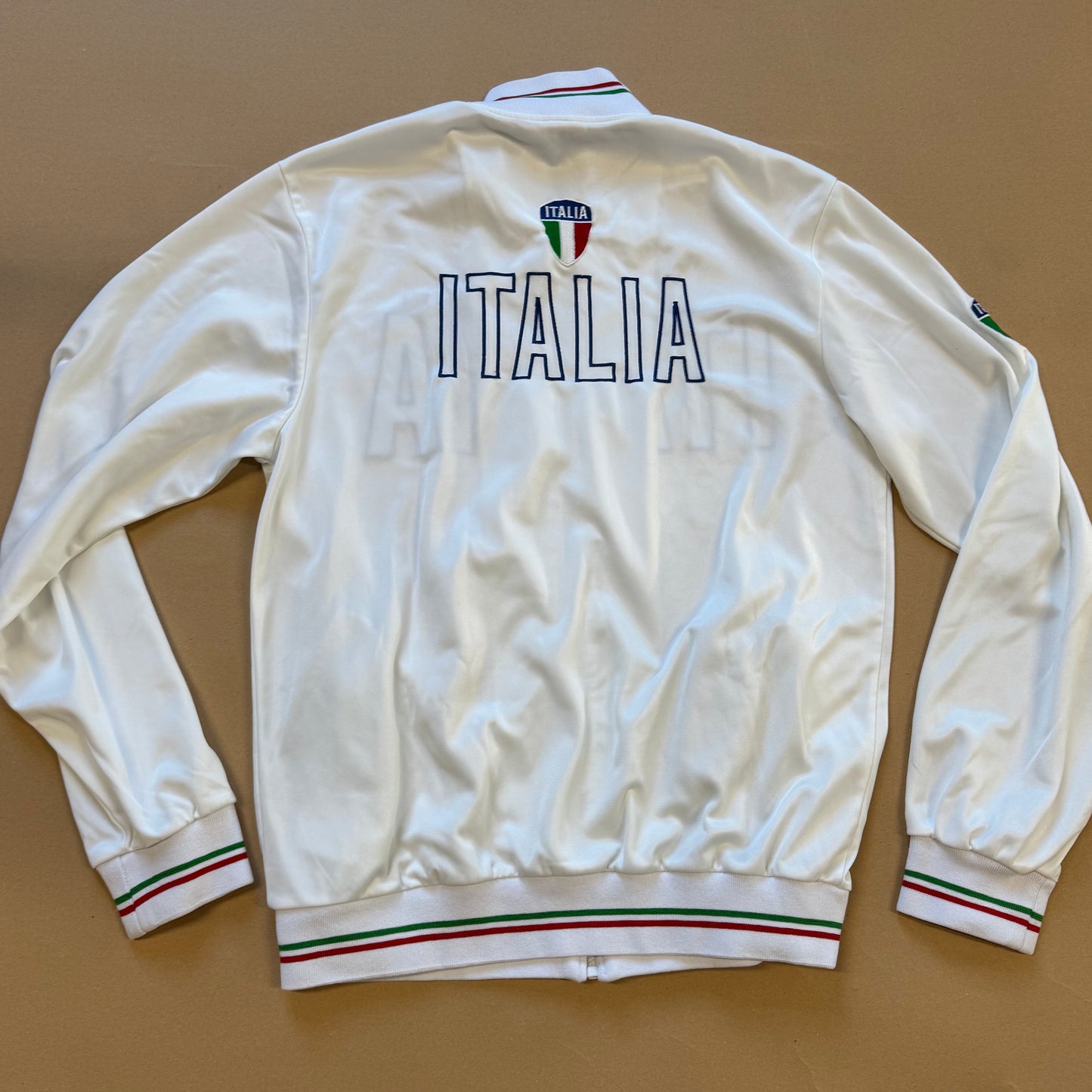 Italia white track jacket