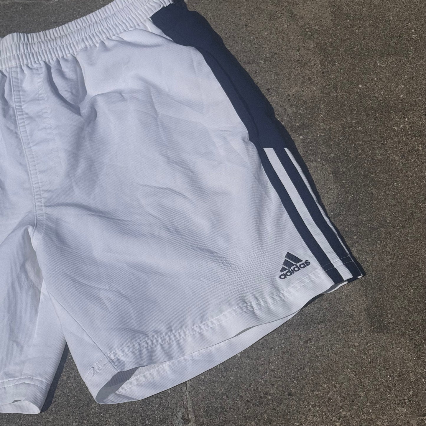 Adidas sportswear white shorts