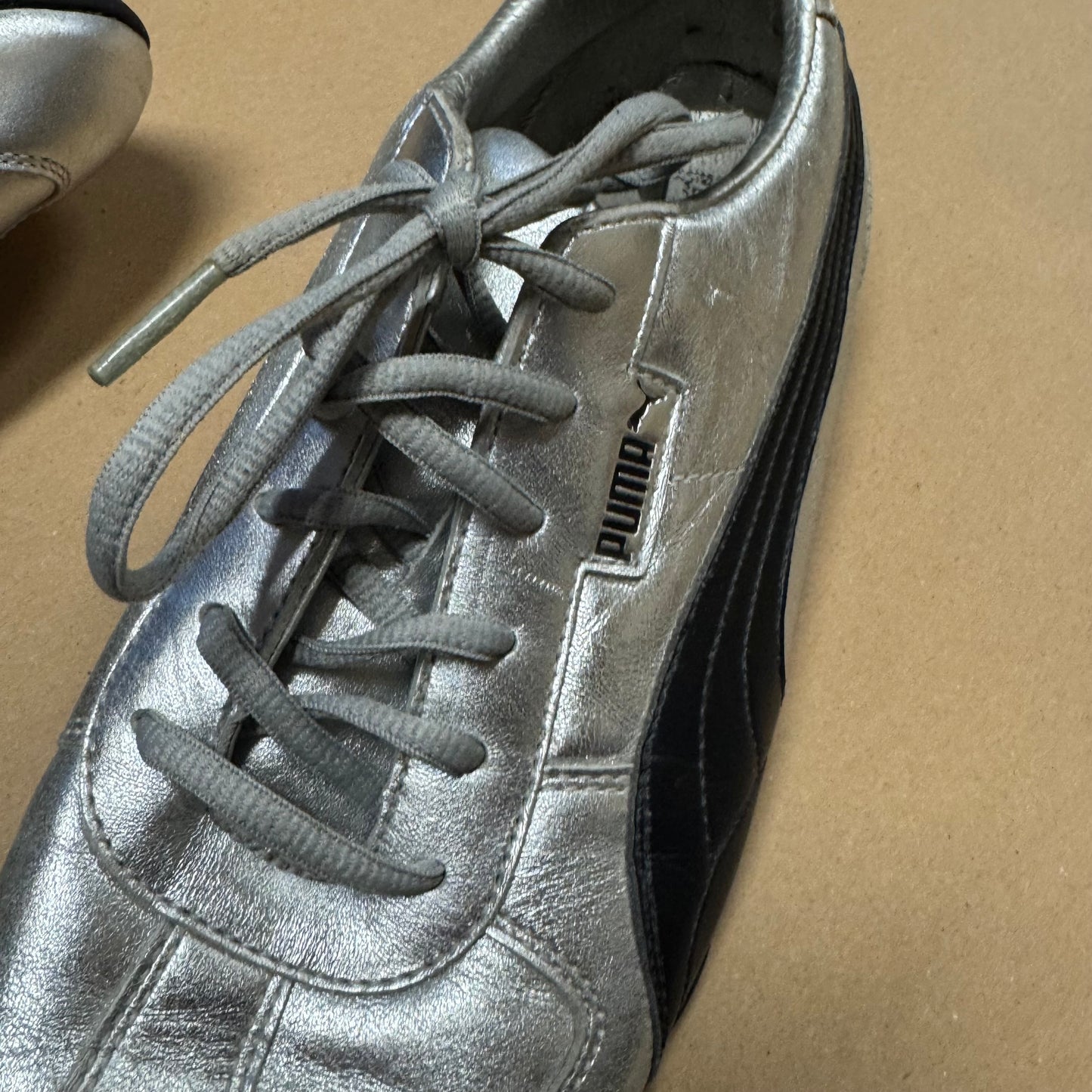 Puma Speedcat silver Y2K sneakers