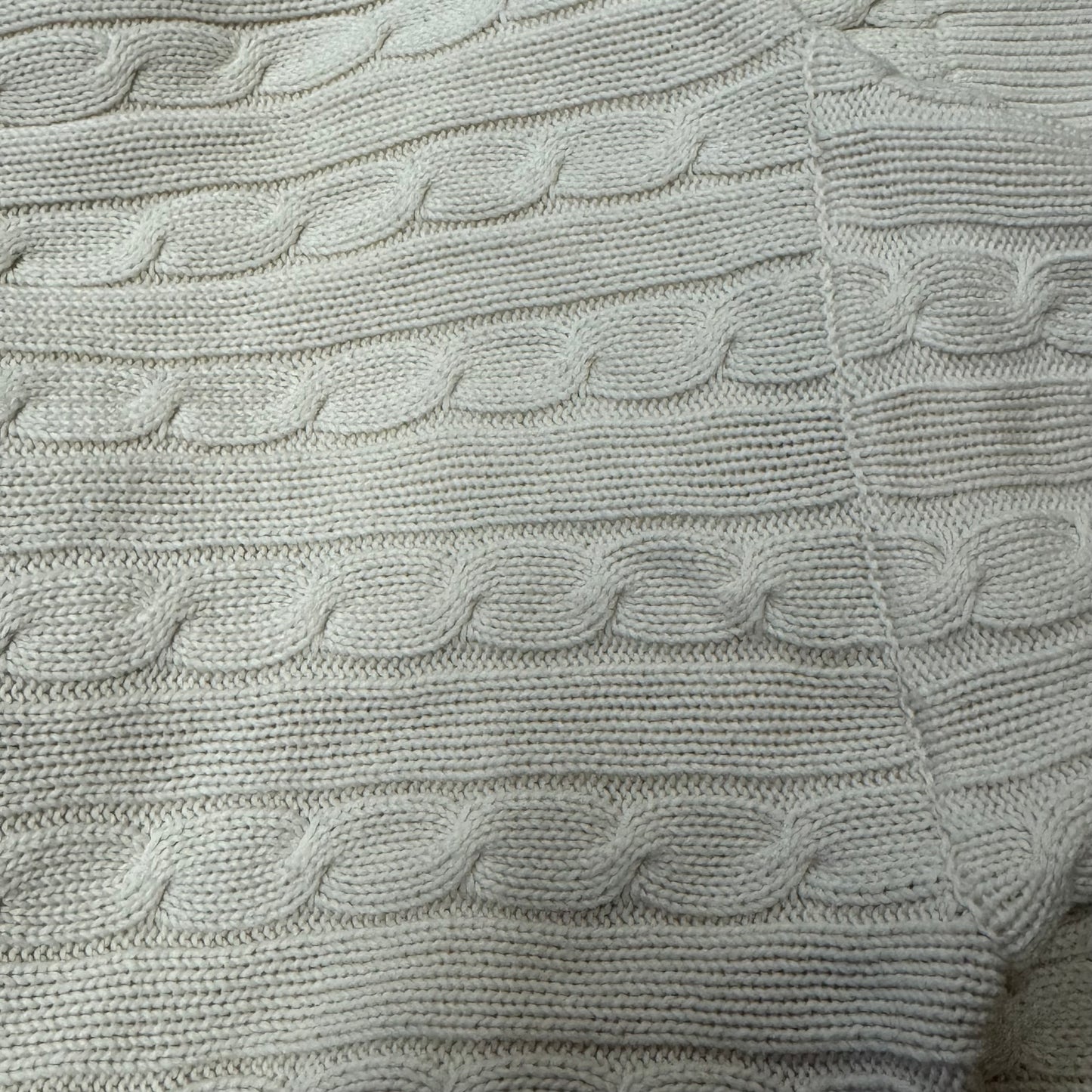 Ralph Lauren Sport vintage white knitted jacket