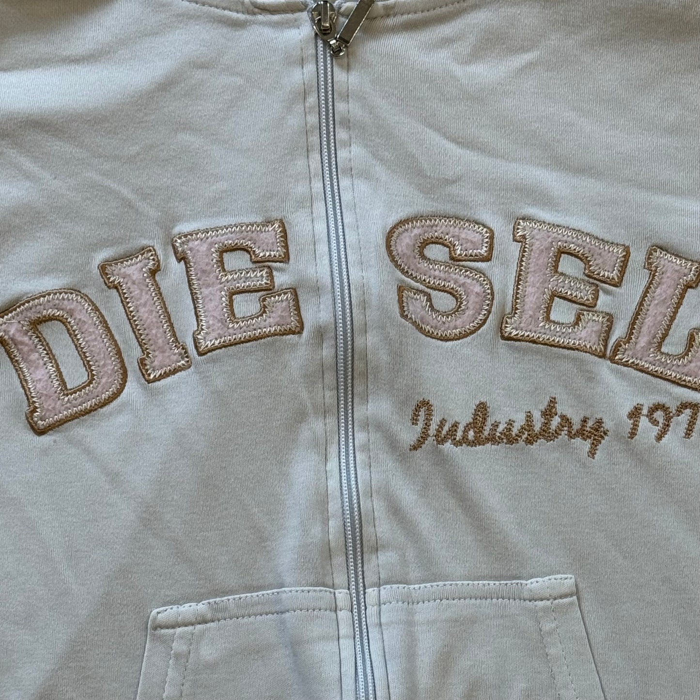 Diesel zipped hoodie