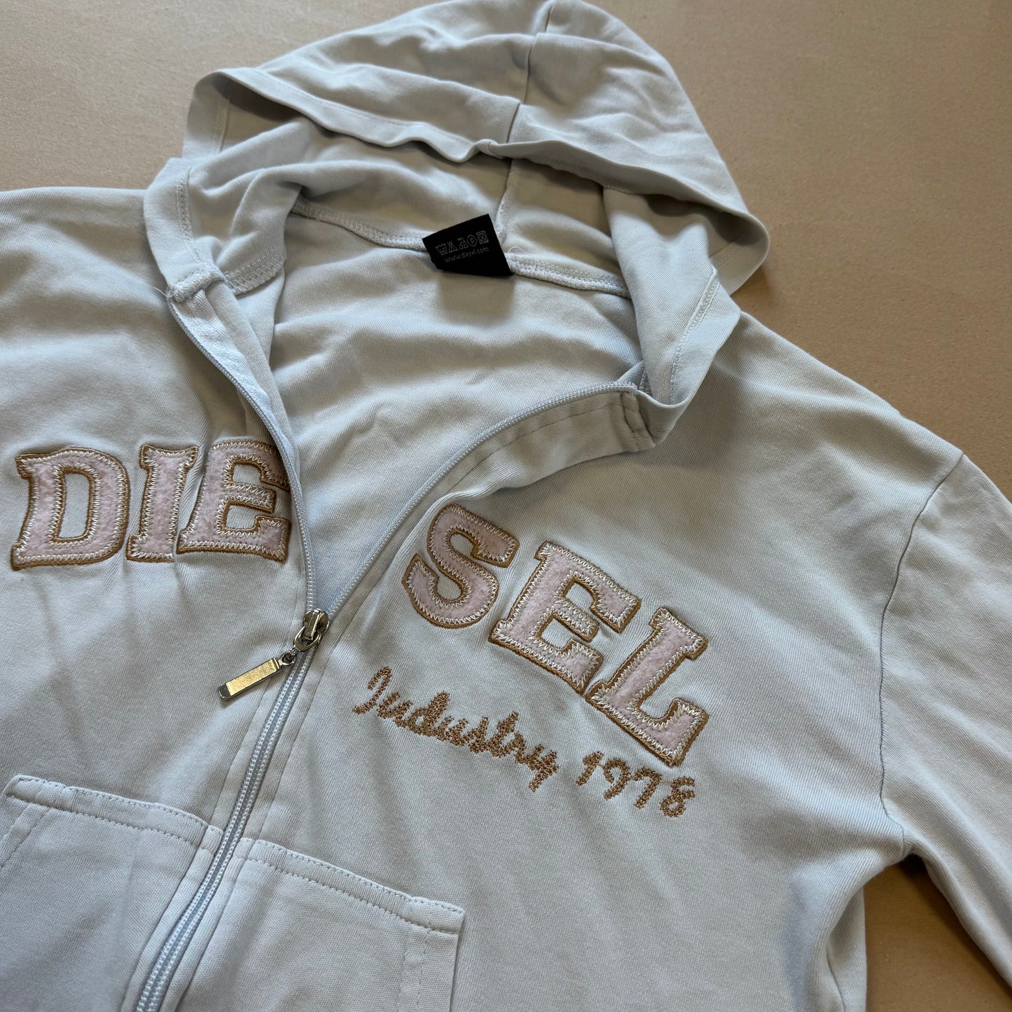 Diesel zipped hoodie