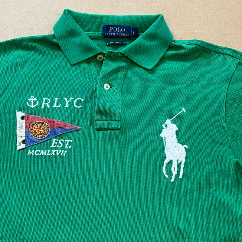 Detailansicht: Sourced limited accessories and clothes Polo Ralph Lauren shirt green – Logo, Nähte oder Material