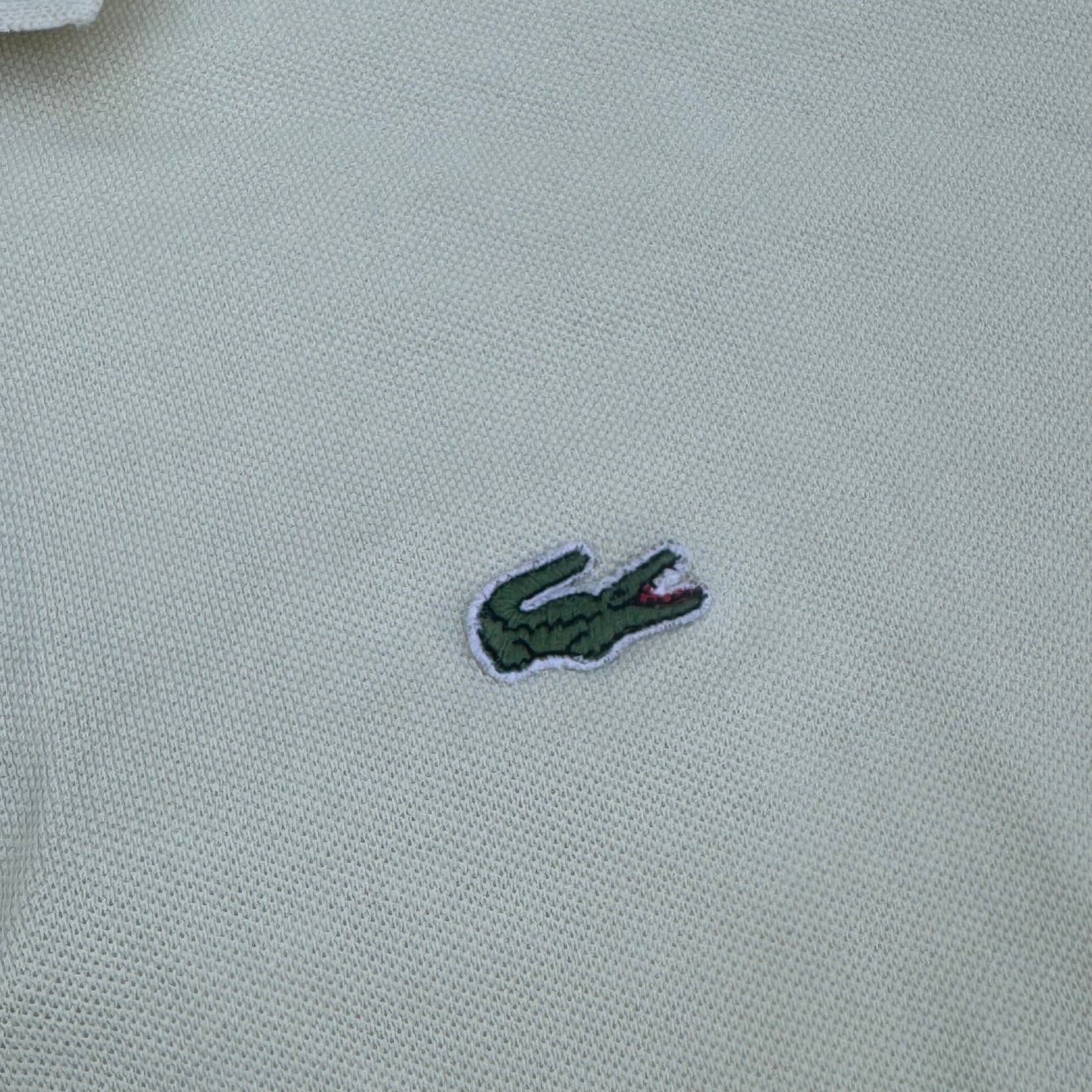 Lacoste yellow vintage poloshirt