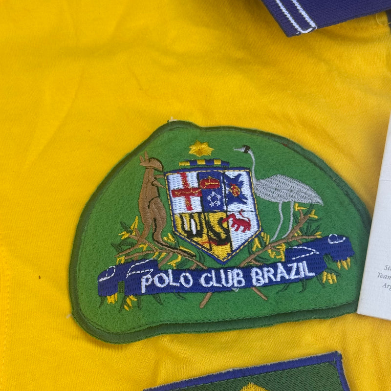 Detailansicht: Sourced limited accessories and clothes La Martina Brazil streetwear poloshirt – Logo, Nähte oder Material