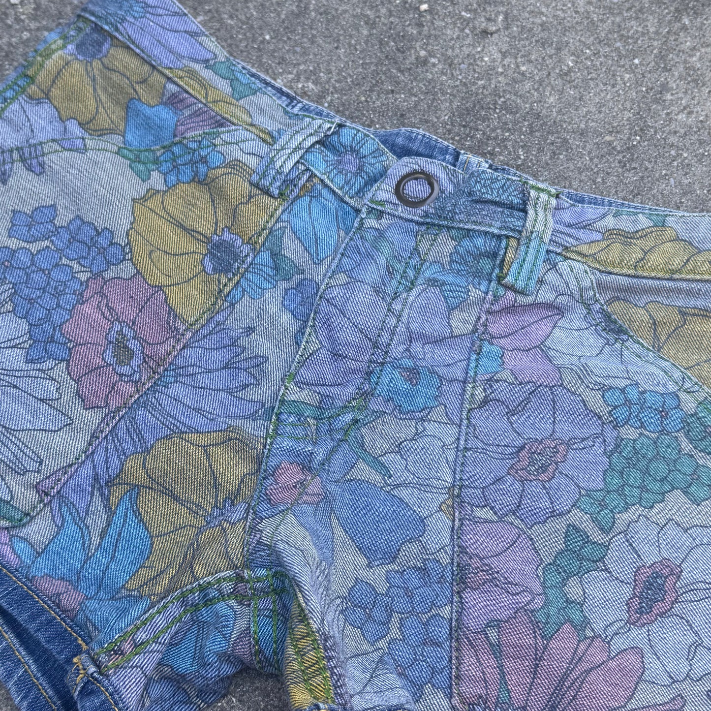 Miss Sixty floral reversible vintage skirt