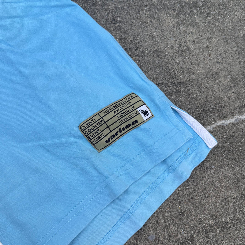 Detailansicht: Sourced limited accessories and clothes Varlion Argentina vintage poloshirt – Logo, Nähte oder Material