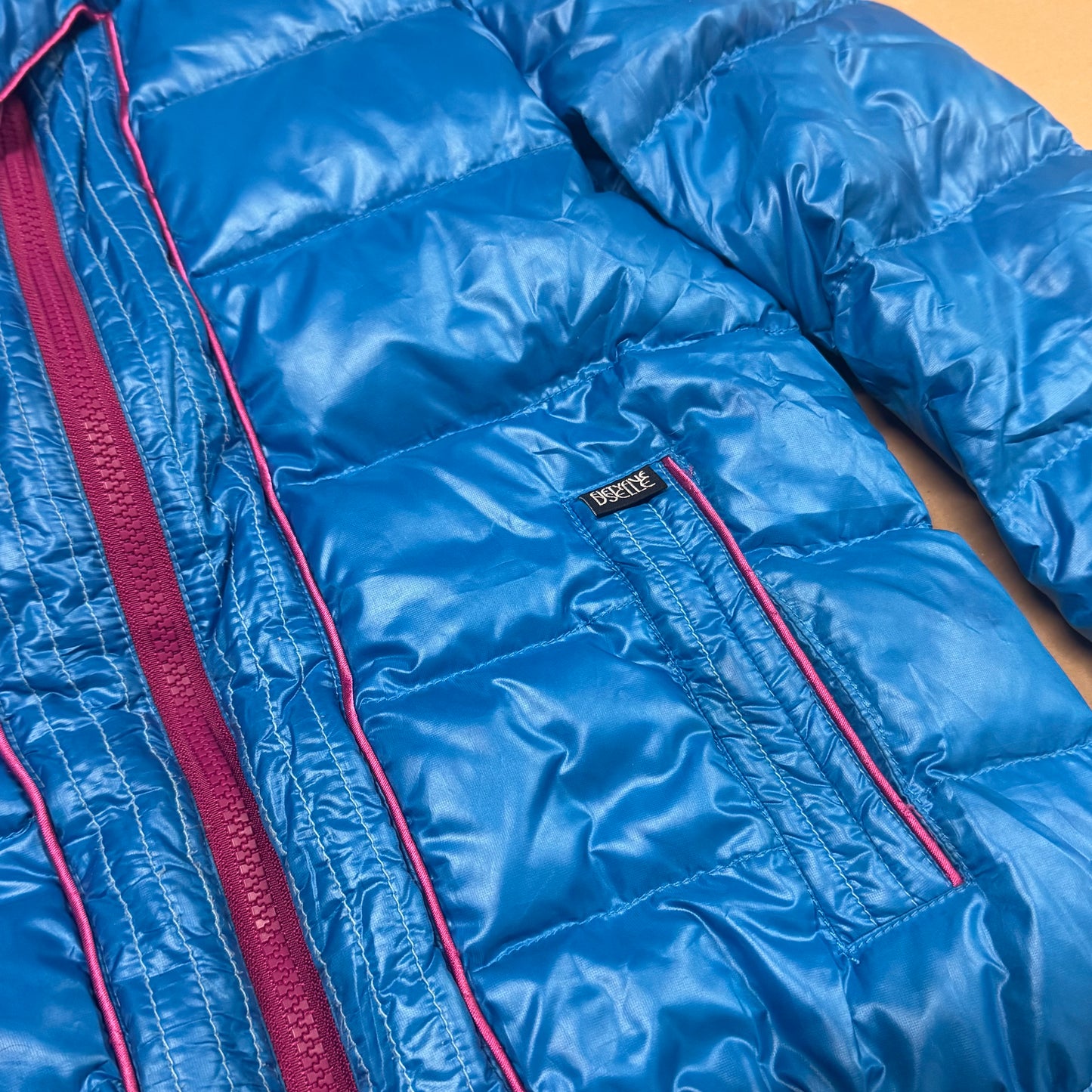 DSL55 by Diesel vintage blue puffer jacket