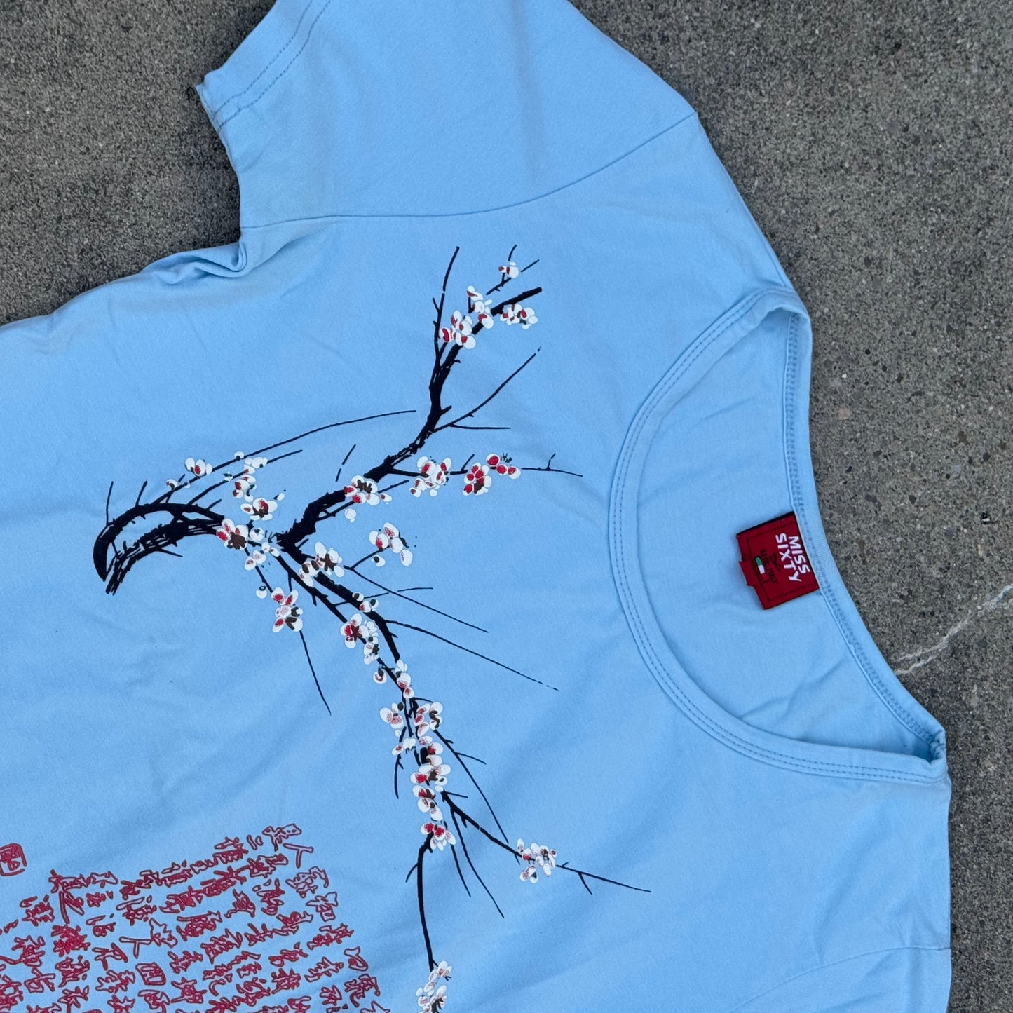 Miss Sixty Asian Leaves Y2K t-shirt