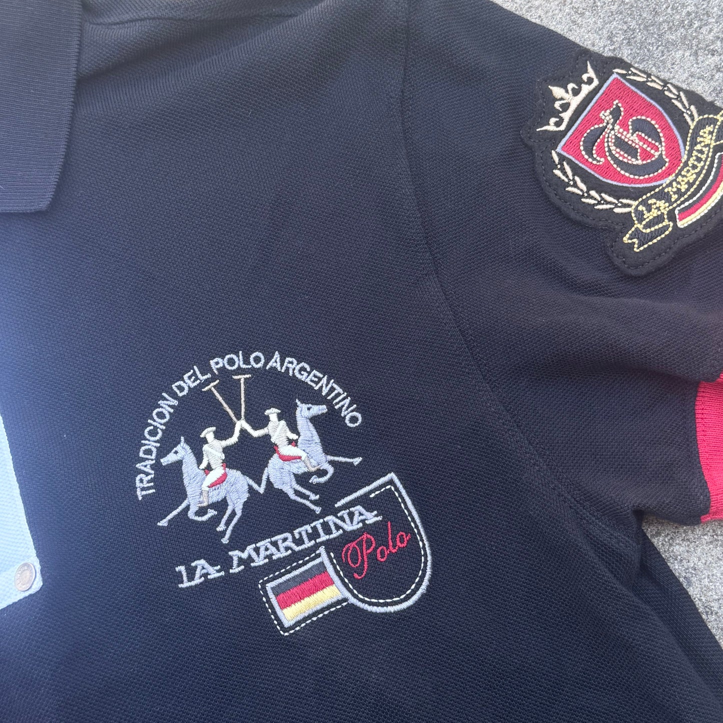 La Martina Germany No3 vintage poloshirt