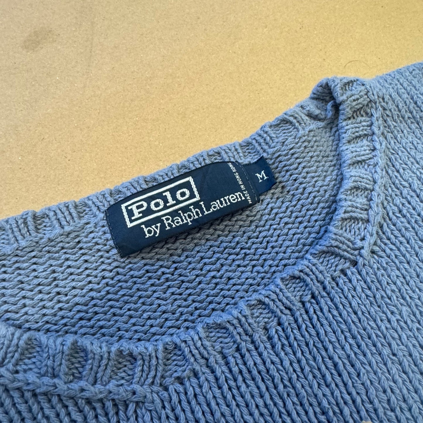 Polo Ralph Lauren knitted blue vintage sweat