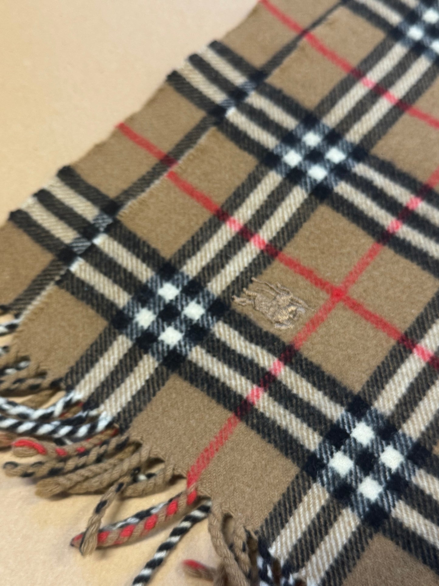Burberry London lambswool scarf