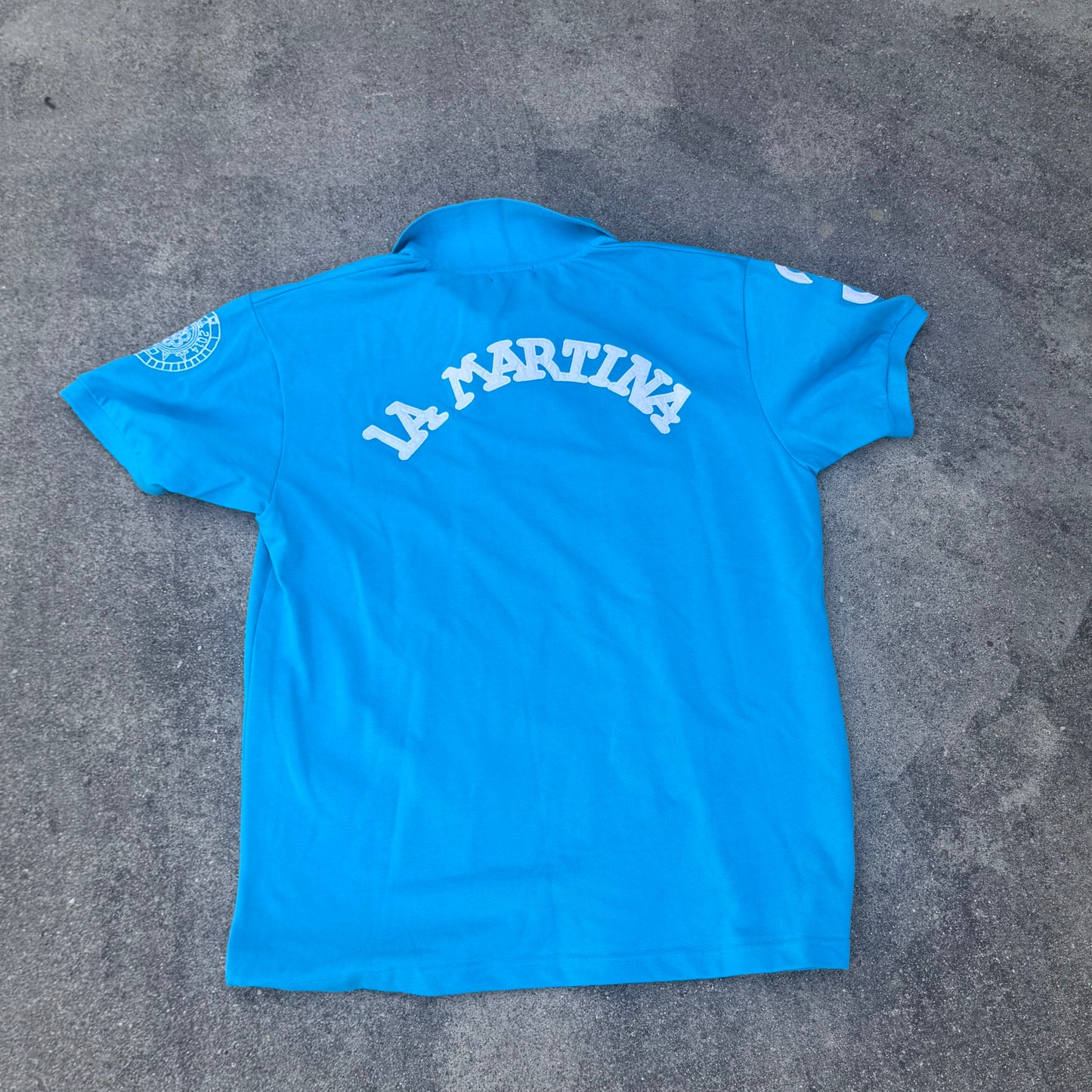 La Martina Porsche 2014 skyblue poloshirt
