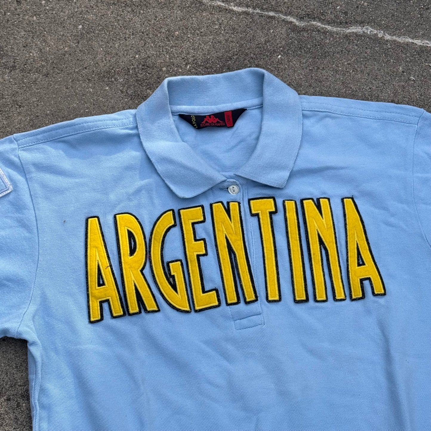 Kappa Argentina skyblue streetwear poloshirt