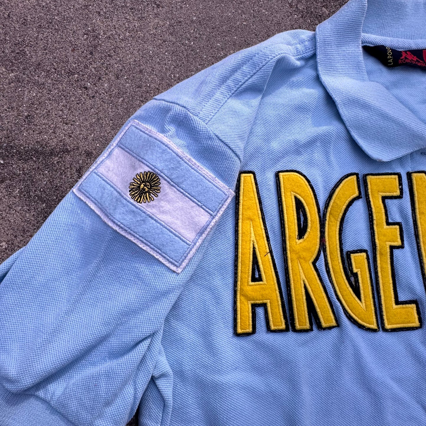 Kappa Argentina skyblue streetwear poloshirt