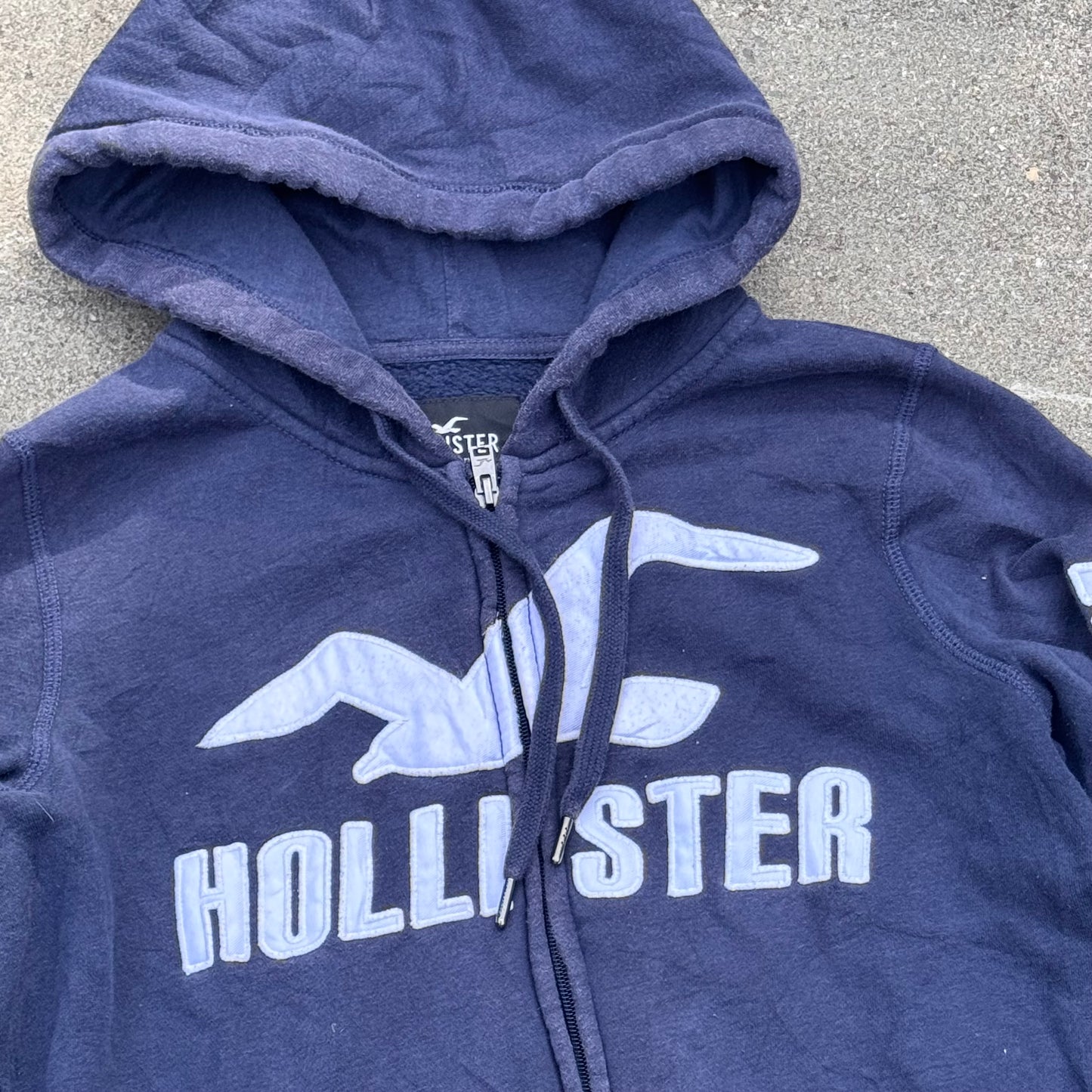 Hollister Y2K dark zip-hoodie