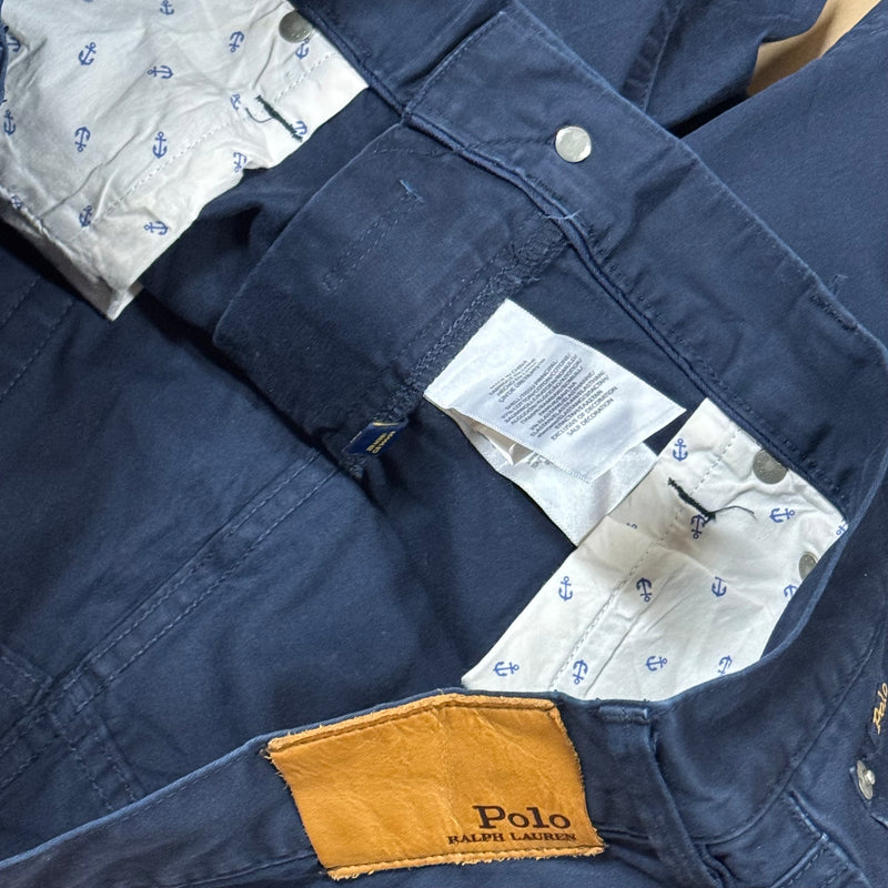 Detailansicht: Sourced limited accessories and clothes Polo Ralph Lauren classic straight leg pants – Logo, Nähte oder Material