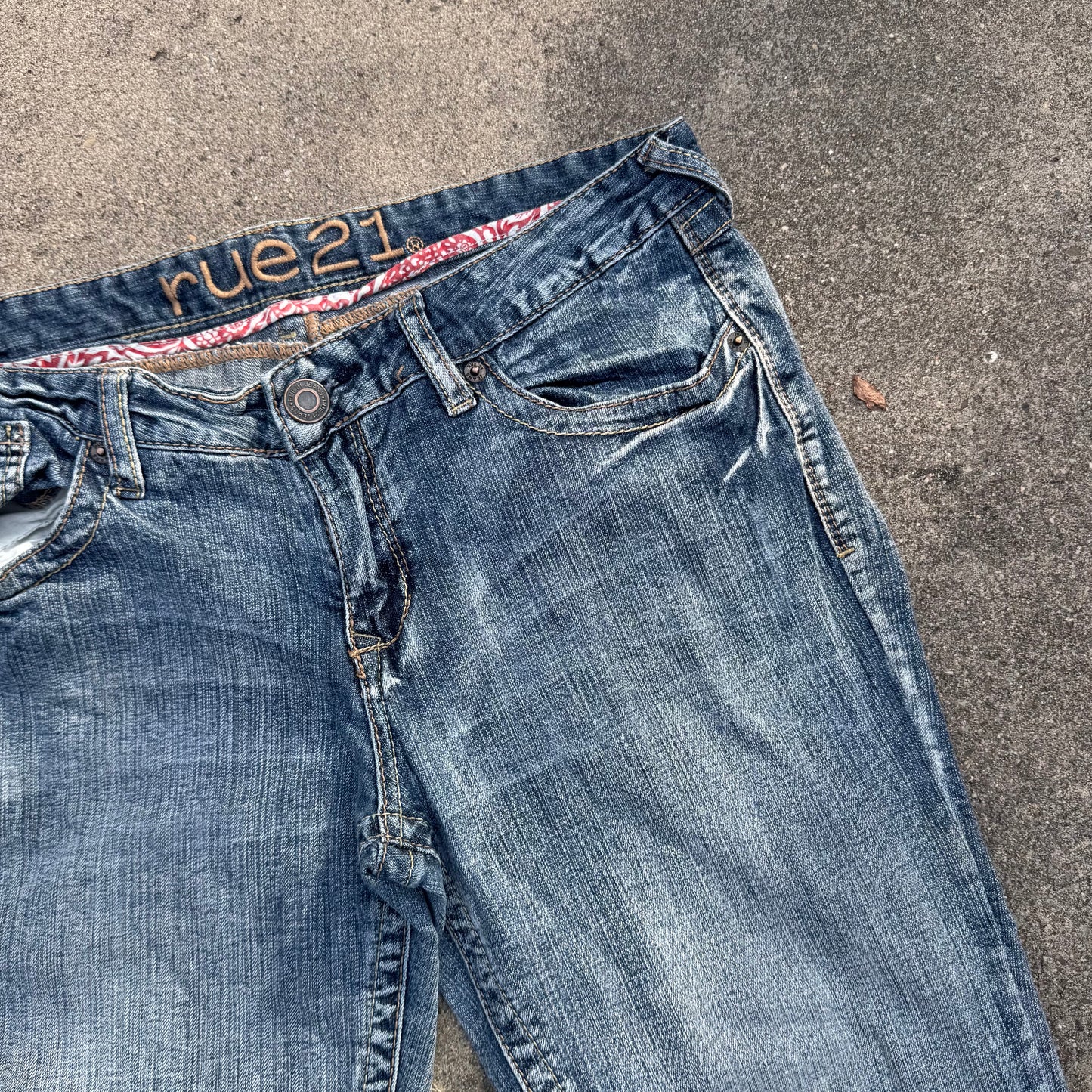 Rue 21 Y2K bootcut wide leg light jeans