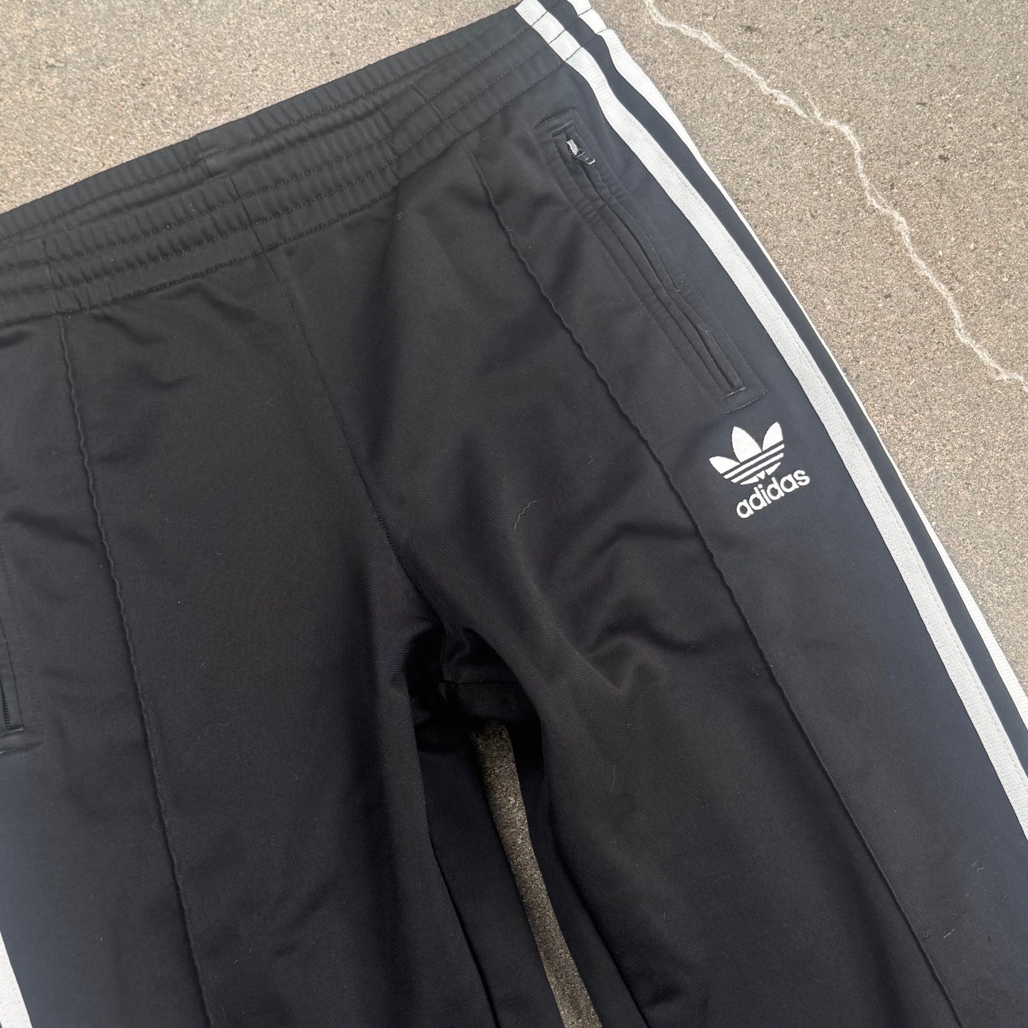 Adidas Firebird black vintage track pants