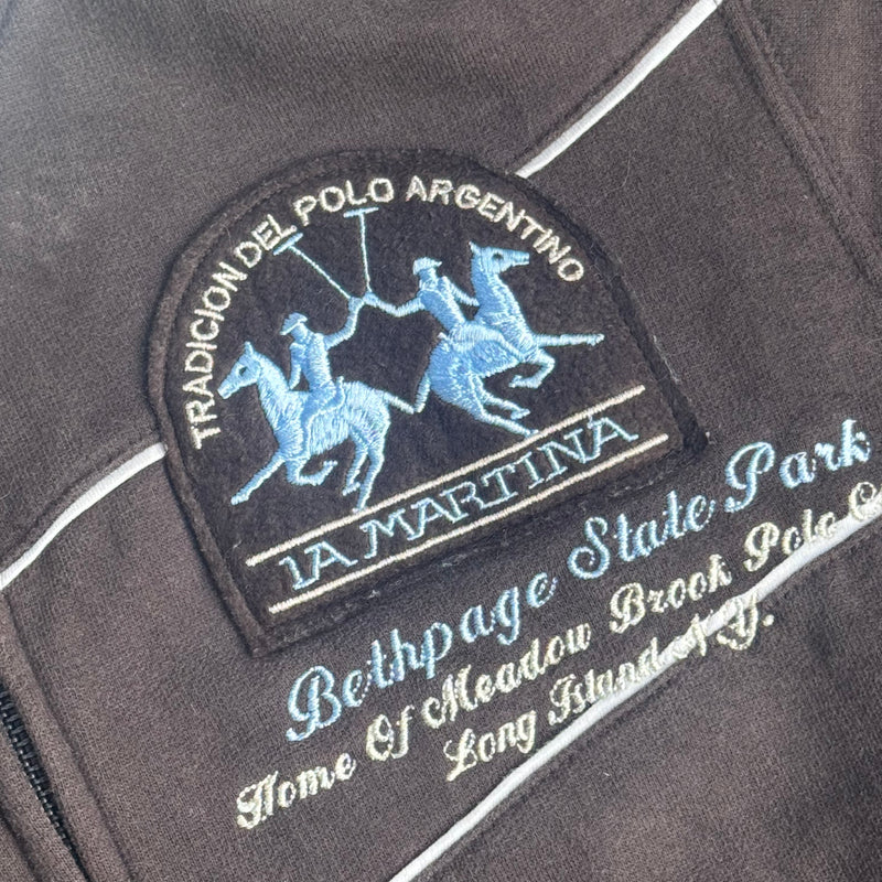 Detailansicht: Sourced limited accessories and clothes La Martina Bethpage State Pack zip-up – Logo, Nähte oder Material