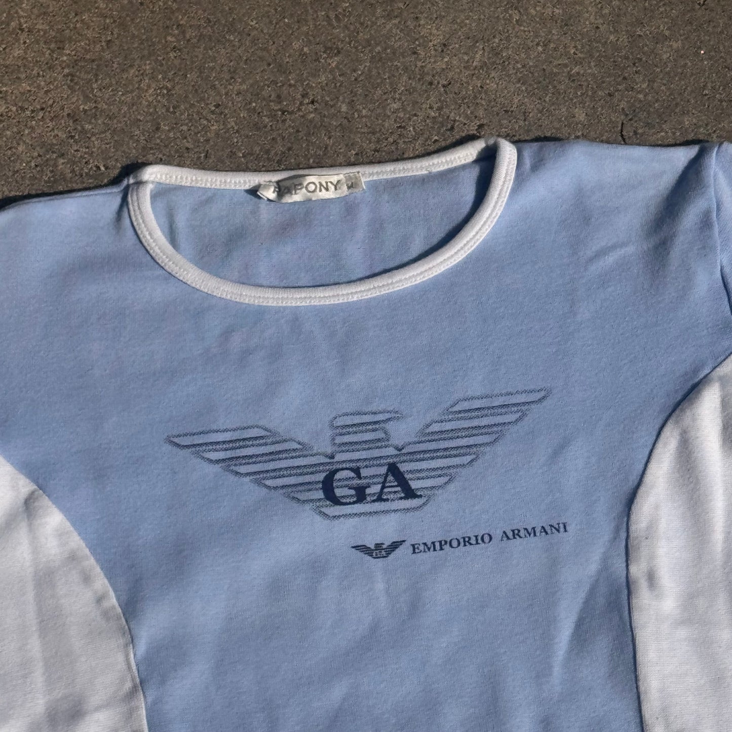 Giorgio Armani vintage blue longsleeve