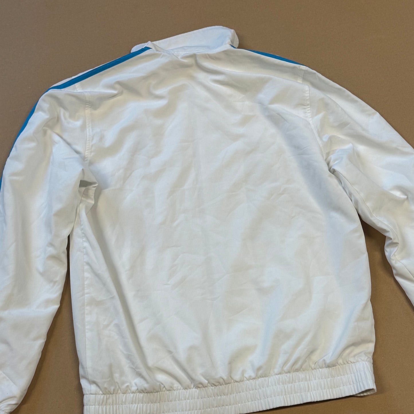 Adidas vintage white raincoat