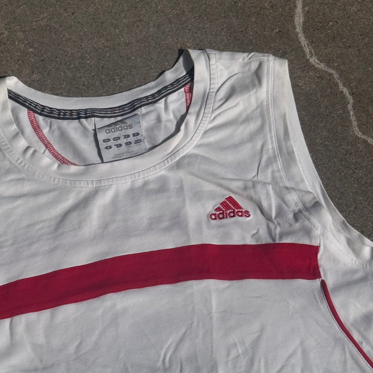 Adidas Sportswear white tank top