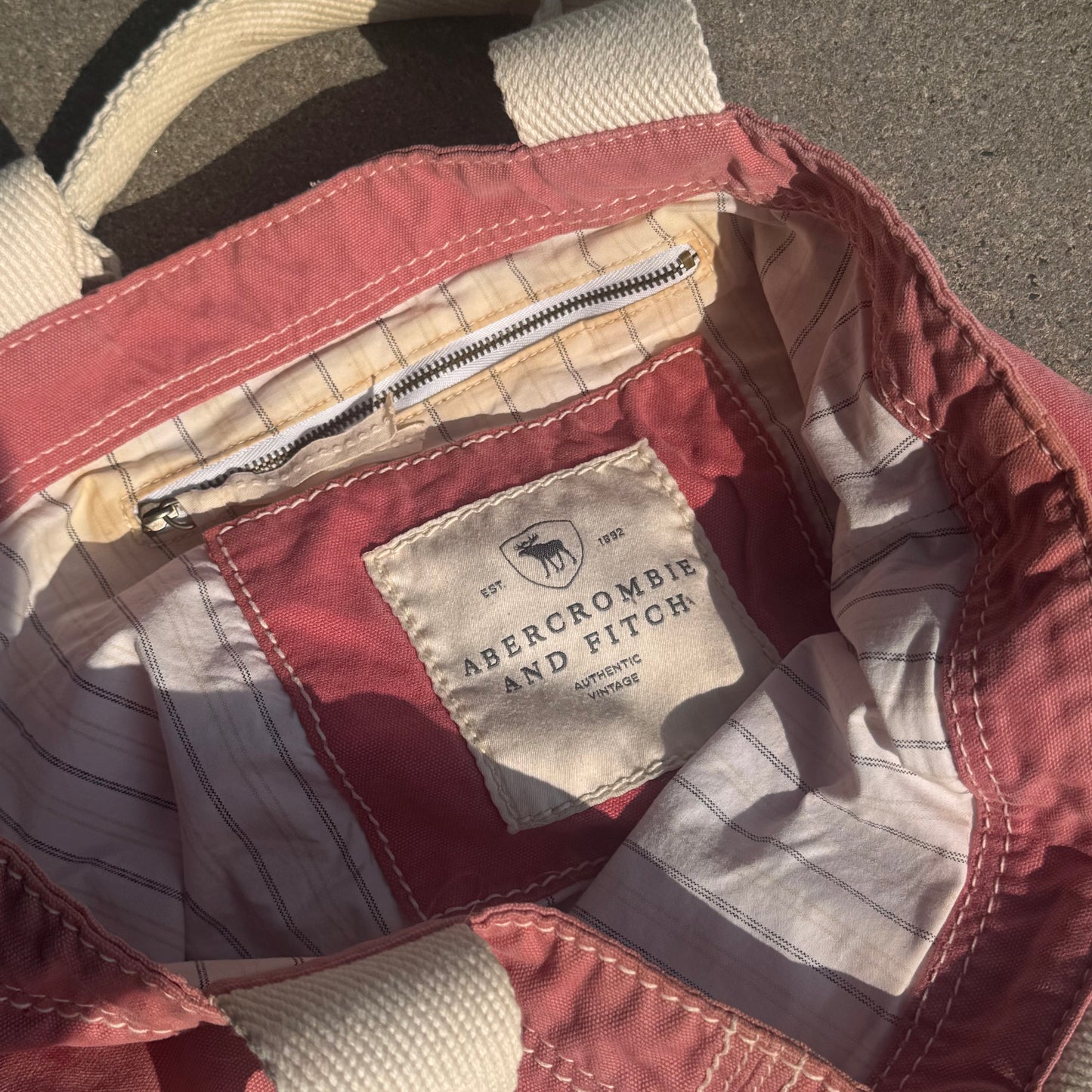 Abercrombie & Fitch pink handbag