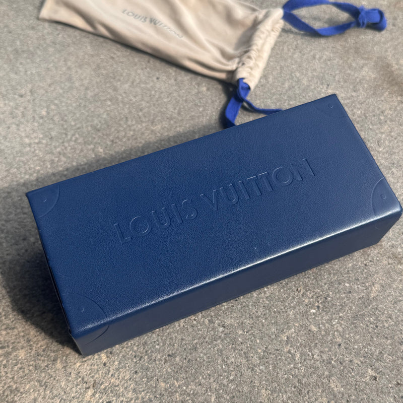 Detailansicht: Sourced limited accessories and clothes Louis Vuitton Millionaire Virgil Abloh sunglasses – Logo, Nähte oder Material