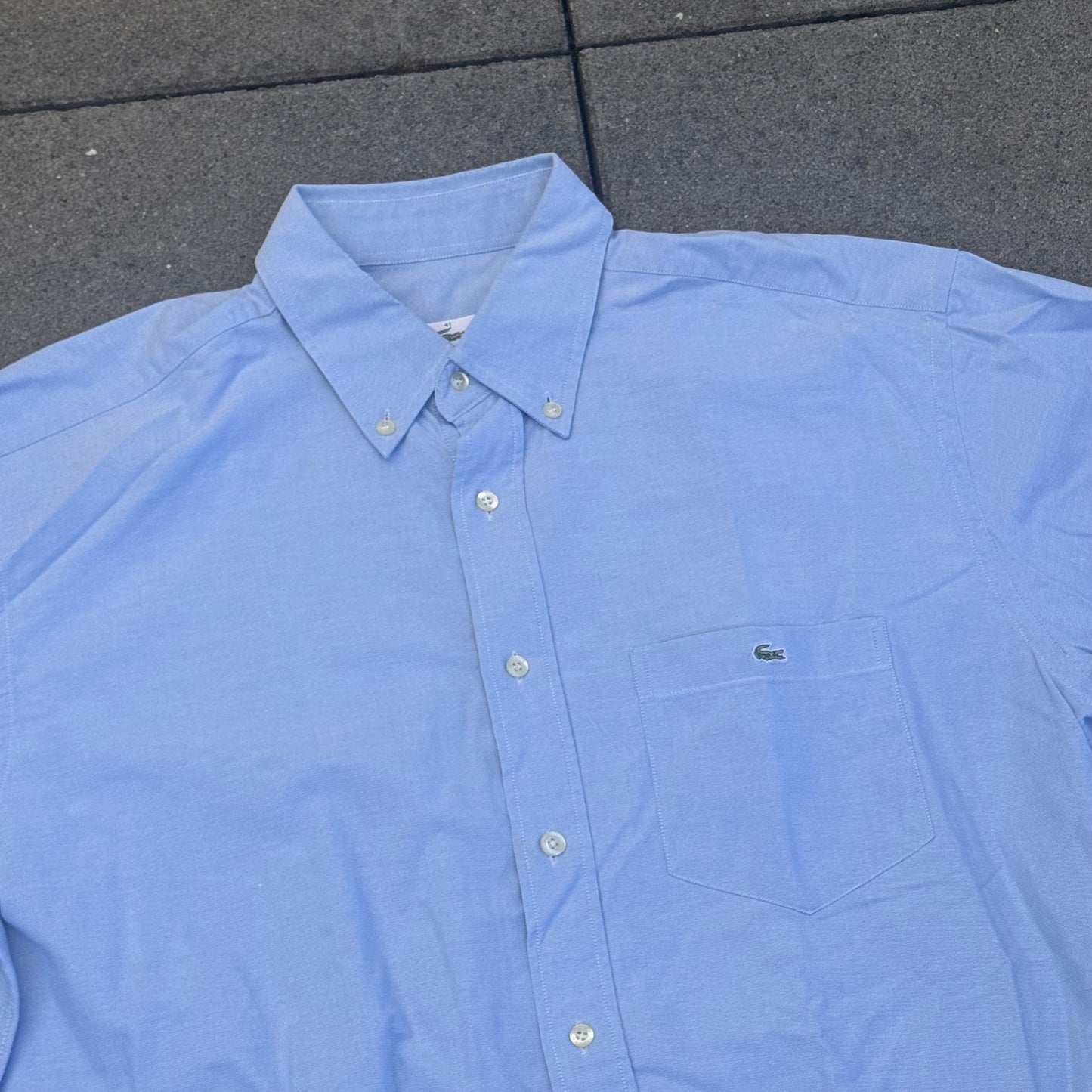 Lacoste vintage sky blue shirt