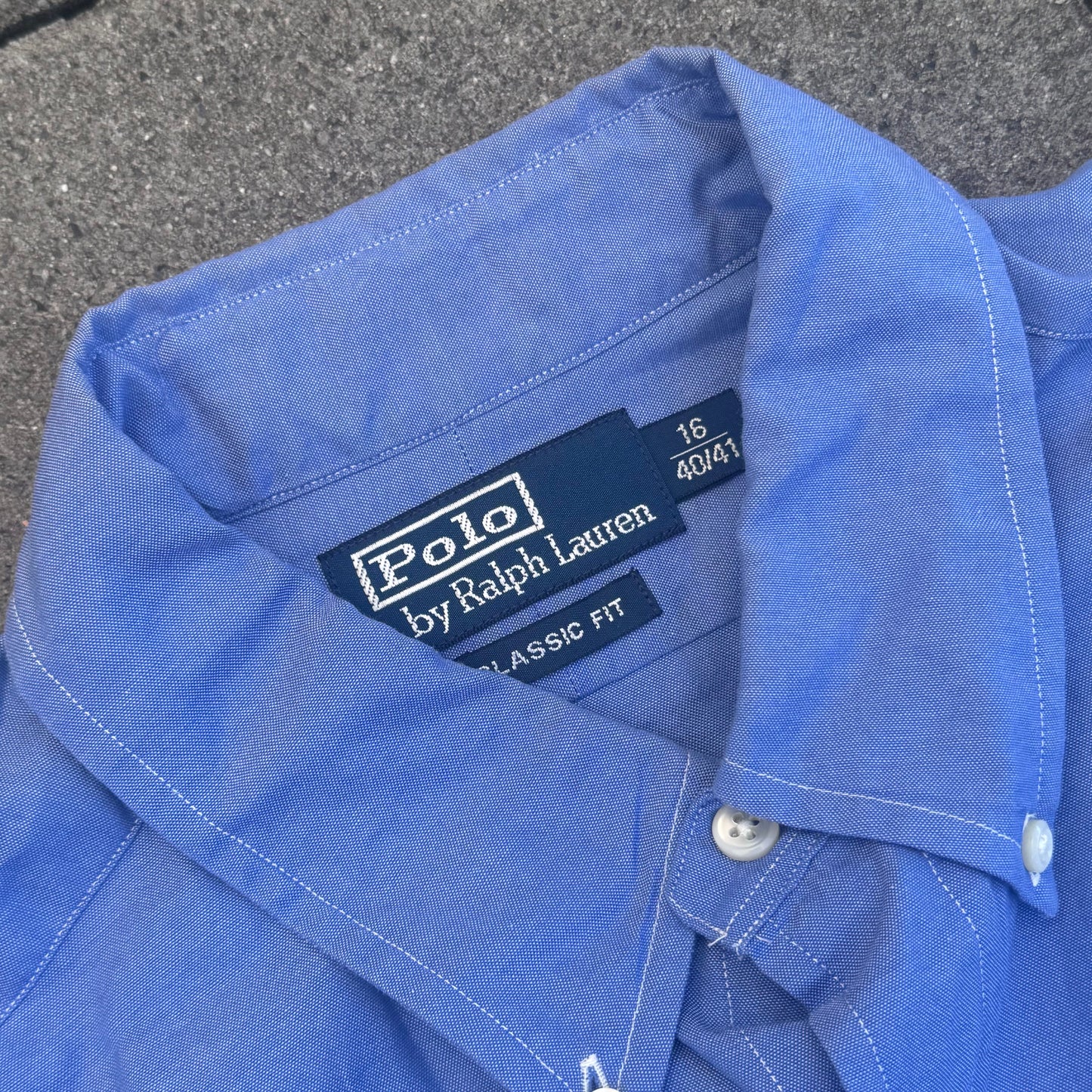 Polo Ralph Lauren blue shirt