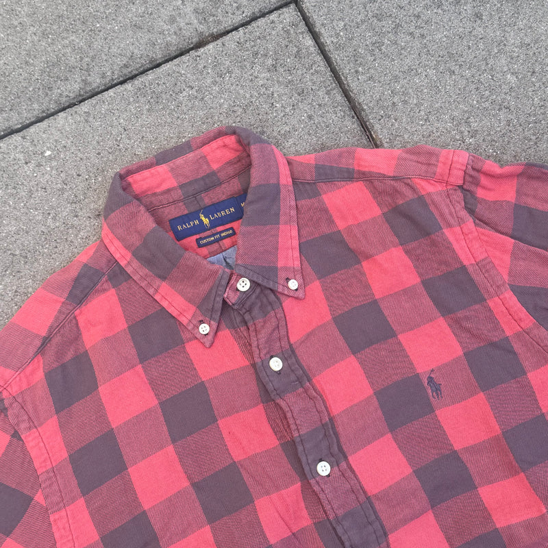 Detailansicht: Sourced limited accessories and clothes Polo Ralph Lauren checkered shirt – Logo, Nähte oder Material