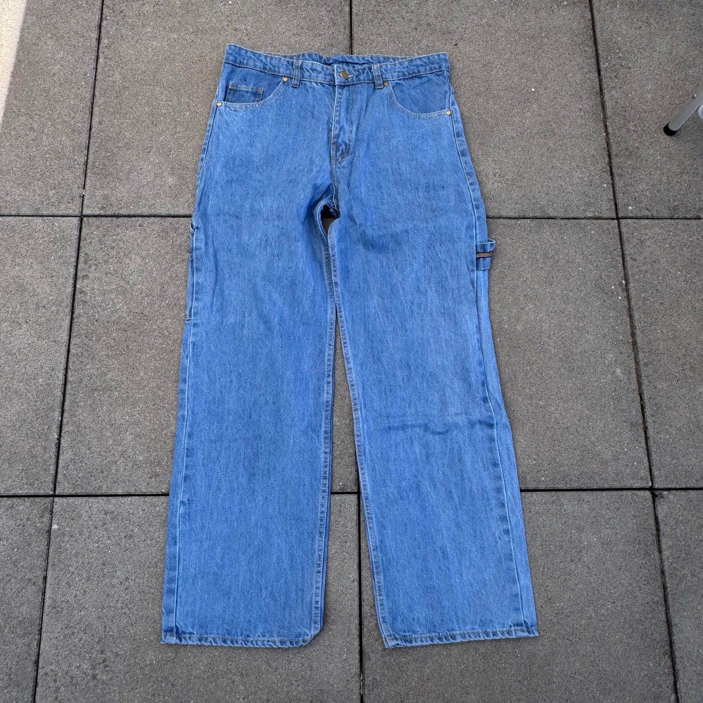 Japanese vintage baggy embroidered denim jeans