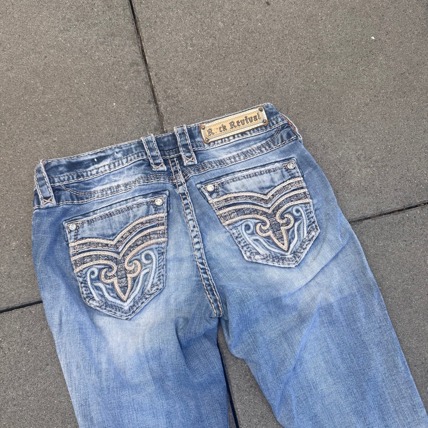 Rock Revival straight vintage denim jeans