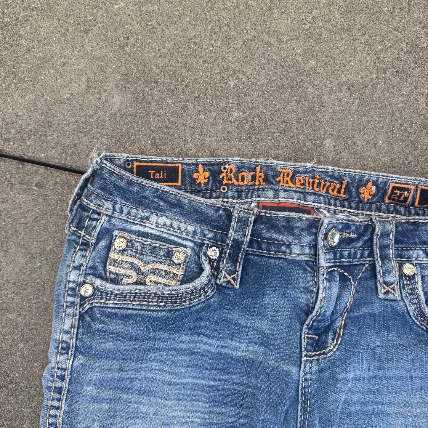 Rock Revival straight vintage denim jeans