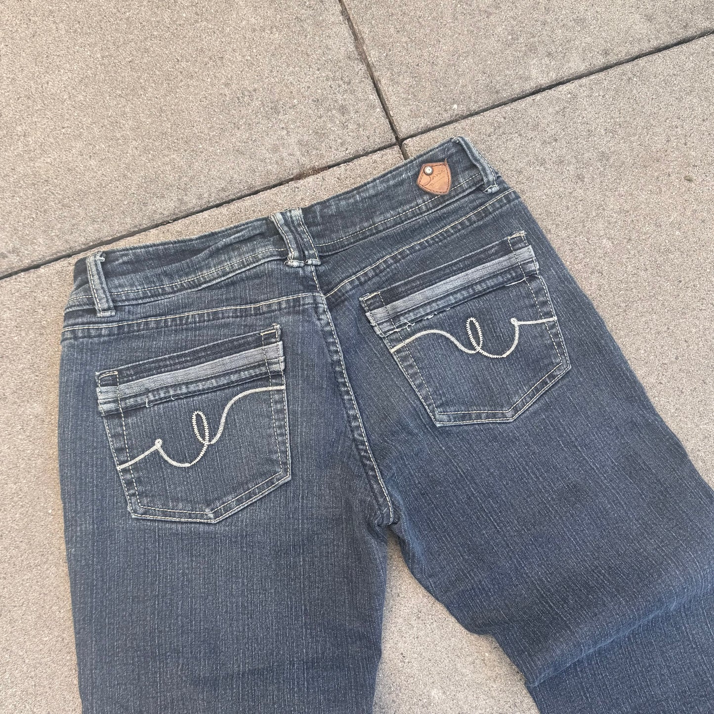 Jane Hortan Y2K bootcut low waist jeans
