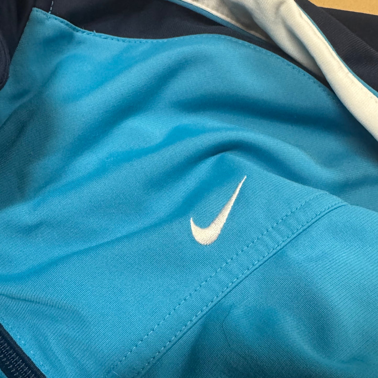 Nike vintage blue track jacket
