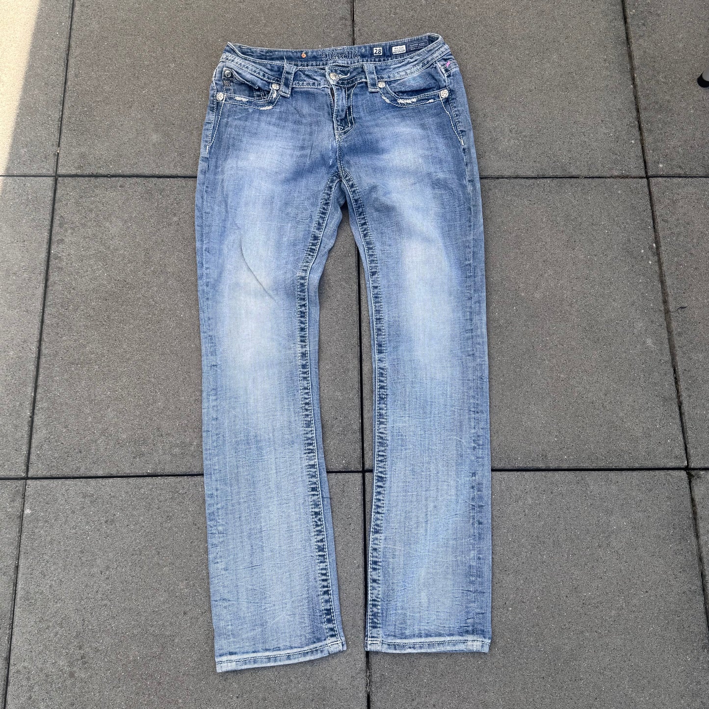 Miss Me mid rise straight Y2K jeans