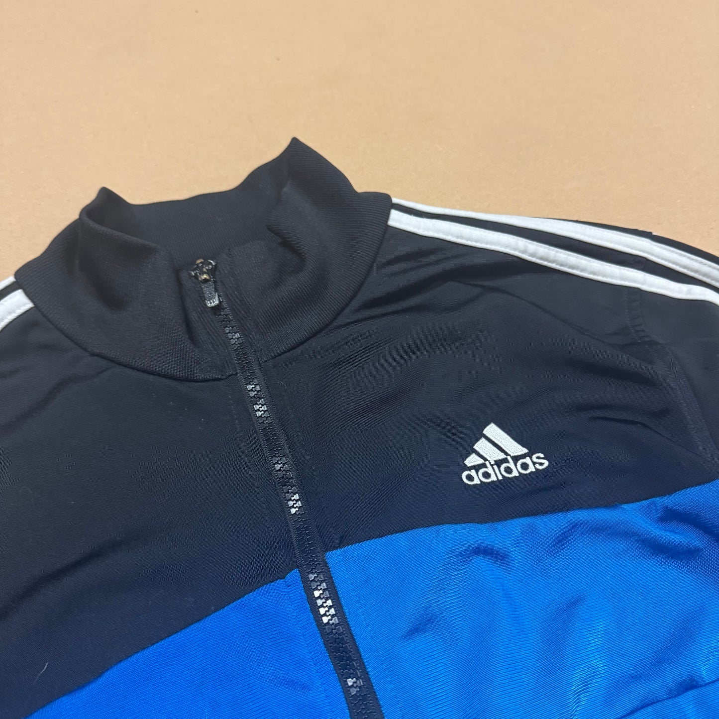 Adidas vintage blue 90s track jacket